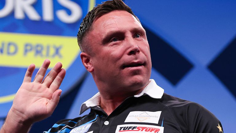 Gerwyn Price survived match darts to beat Jonny Clayton in the quarter-finals, before beating Nathan Aspinall in the last four
