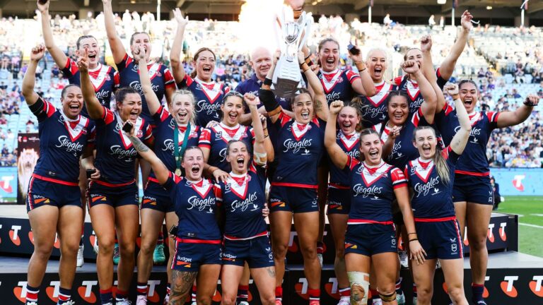 NRLW Premiership: Sydney Roosters crush Brisbane Broncos to claim third NRLW title and complete perfect season | Rugby League News
