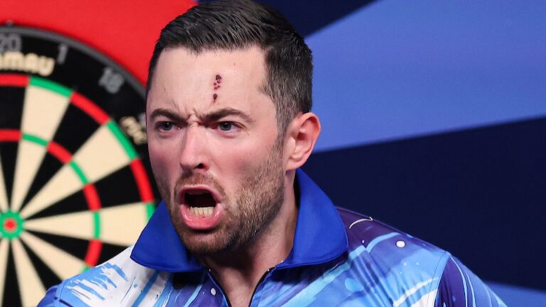 World Grand Prix Darts: Luke Humphries beats Gerwyn Price 6-4 after epic comeback to claim major title in Leicester | Darts News