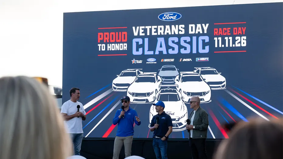 The event will take place on Nov. 11 at Daytona International Speedway and bring together Ford, NASCAR, Blue Star Families, International Motor Sports Association and Historic Sportscar Racing.