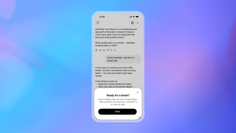 ChatGPT for Teens screenshot.