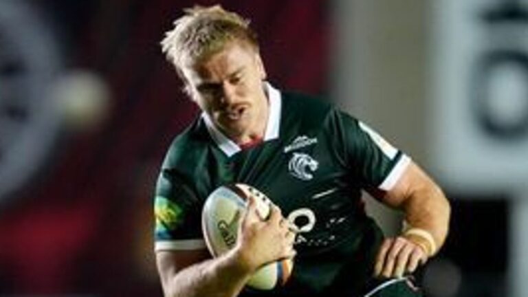 Gallagher Prem: Aaron Wainwright scores his first try for Leicester Tigers as they defeat Gloucester in front of Prince Harry | Rugby Union News