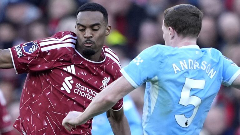 Liverpool 0-3 Man City: Ryan Gravenberch’s sending off in Premier League defeat criticised by Jamie Carragher | Football News