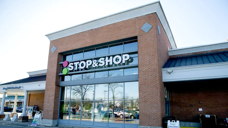 The outside of a Stop & Shop store.