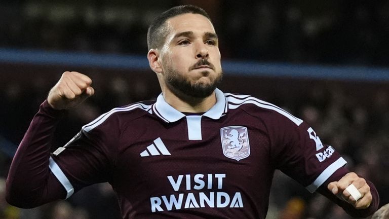 Emi Buendia doubled Aston Villa's lead over Viking from the penalty spot