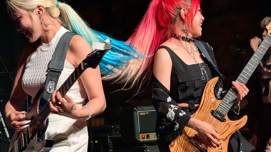South Korean band Rolling Quartz plays live in Austin, Texas