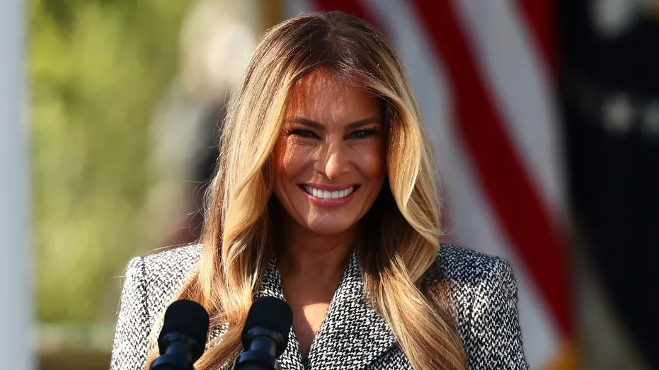 Melania Trump at the White House in October 2026.
