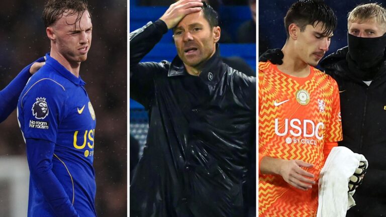 Chelsea: Cole Palmer red card, Mike Penders howler and ‘out-coached’ by Roberto De Zerbi on horror night for Xabi Alonso | Football News