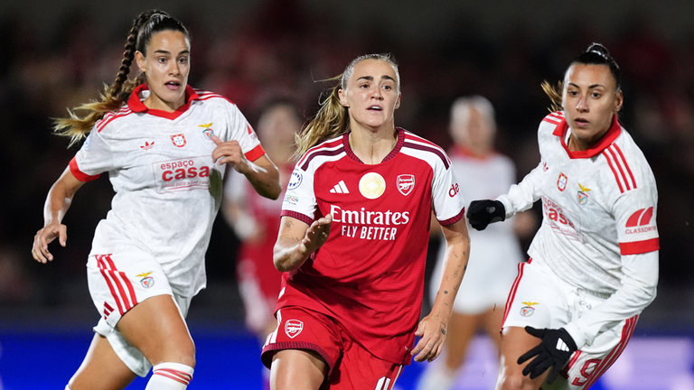 Georgia Stanway also impressed as Arsenal beat Benfica