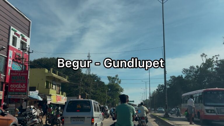 Begur to Gundlupet road trip | 4K