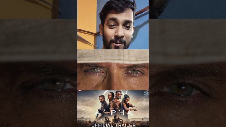 Hritik roshan in Alpha trailer | Alpha Official Trailer Reaction! #shorts