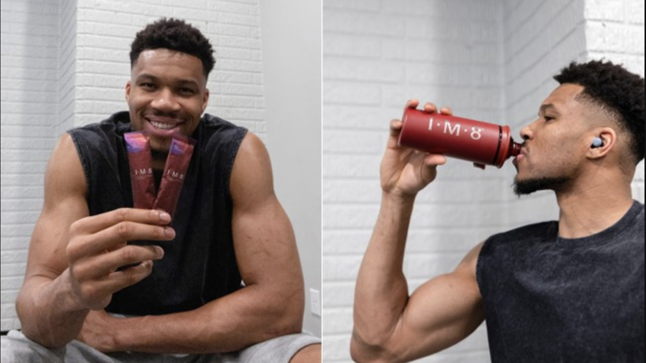 Giannis Antetokounmpo partnered with IM8, the premium health and longevity brand.
