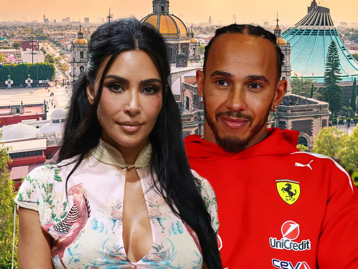kim kardashian lewis hamilton mexico city