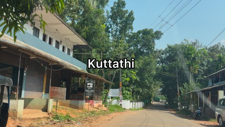 Kuttathi city tour 4K | Malappuram district | Kerala
