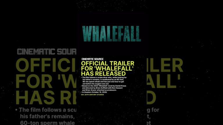 Official Trailer For Whalefall Has Released 😳