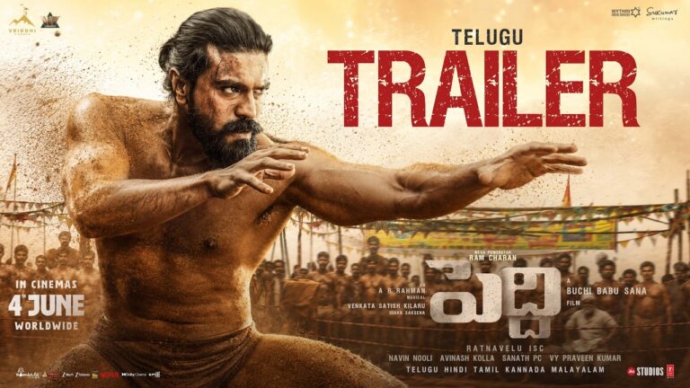 Peddi Official Trailer (Telugu) | Ram Charan | Janhvi Kapoor | A R Rahman | Buchi Babu Sana