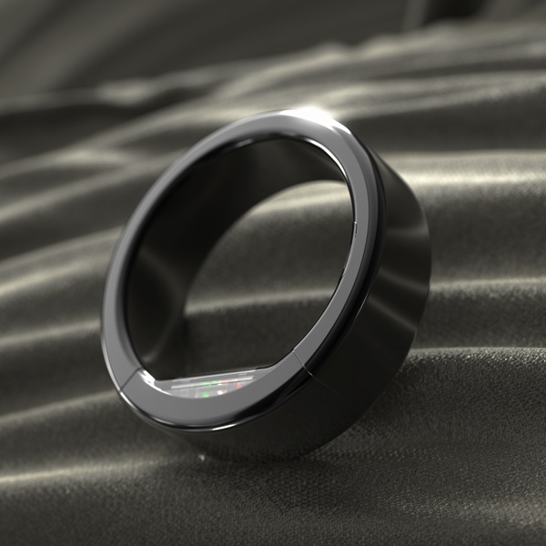 The Ultrahuman Ring PRO in Aster Black.