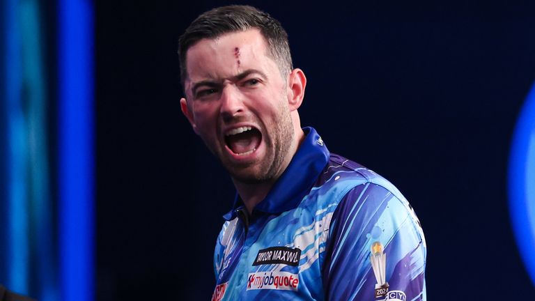 Luke Humphries won 3-0 in his quarter-final against Neils Zonneveld despite being 'dissapointed' with how he played